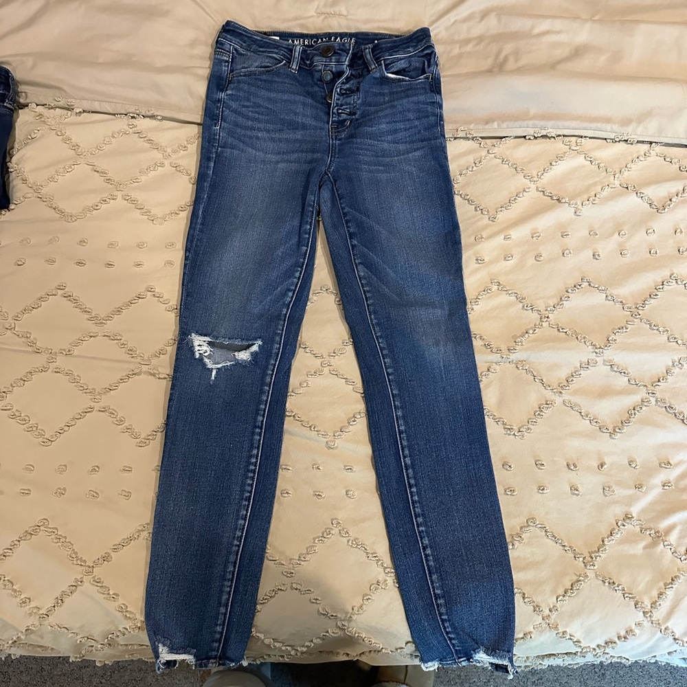 AEO hi rise jeggings